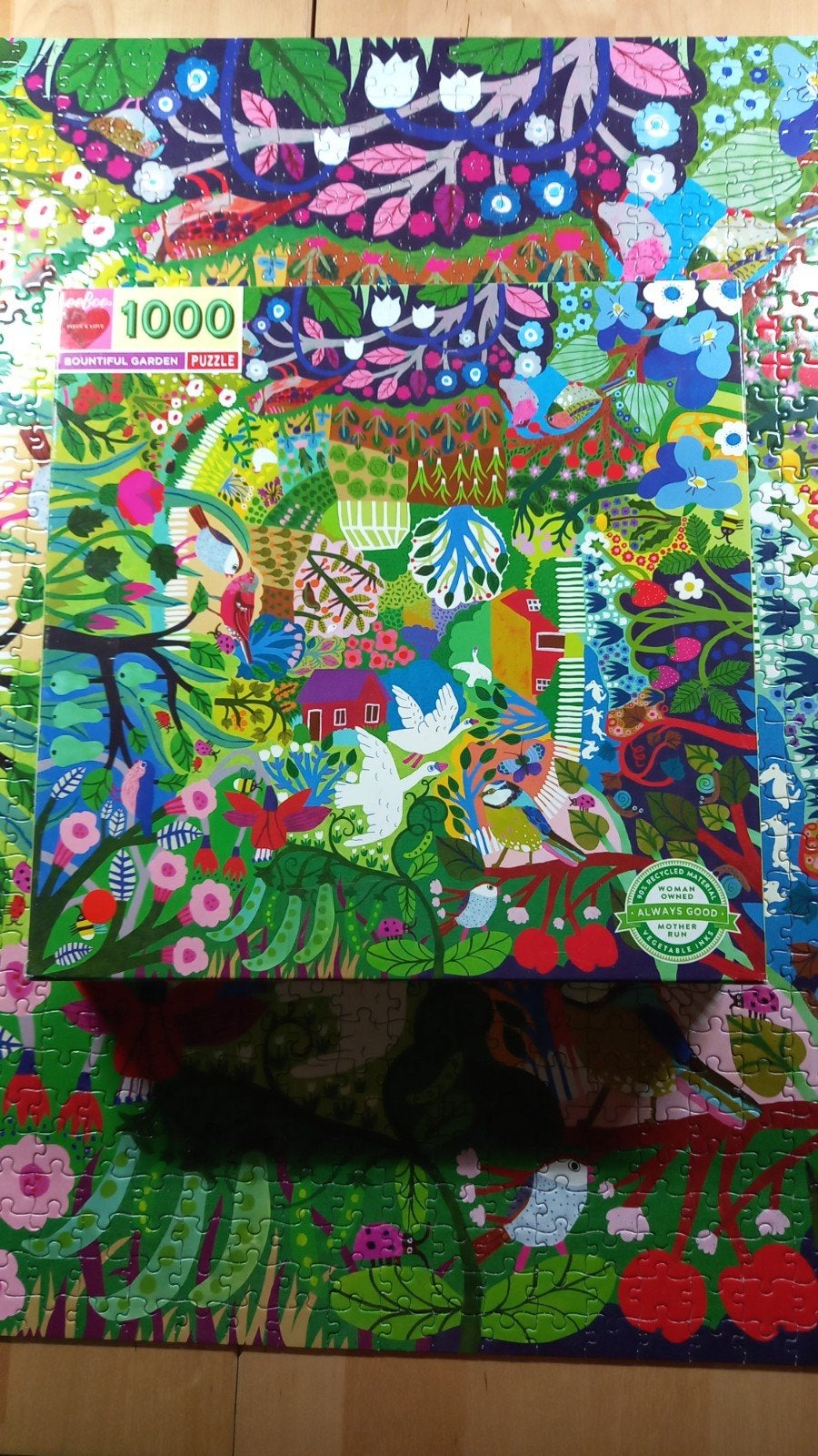 Bountiful Garden Legpuzzel 1000 stukjes, Ophalen of Verzenden, 500 t/m 1500 stukjes, Zo goed als nieuw, Legpuzzel