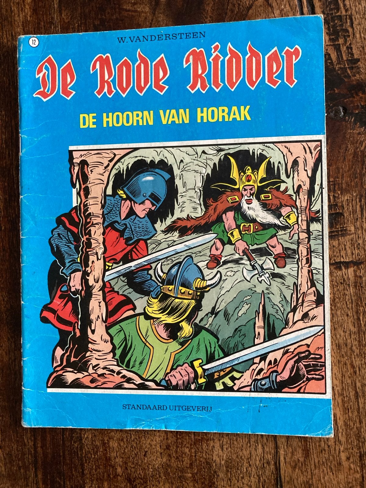 De Rode Ridder - De Hoorn van Horak (Blauwe Kaft) nr. 12, Boeken, Willy Vandersteen, Eén stripboek, Ophalen of Verzenden, Zo goed als nieuw