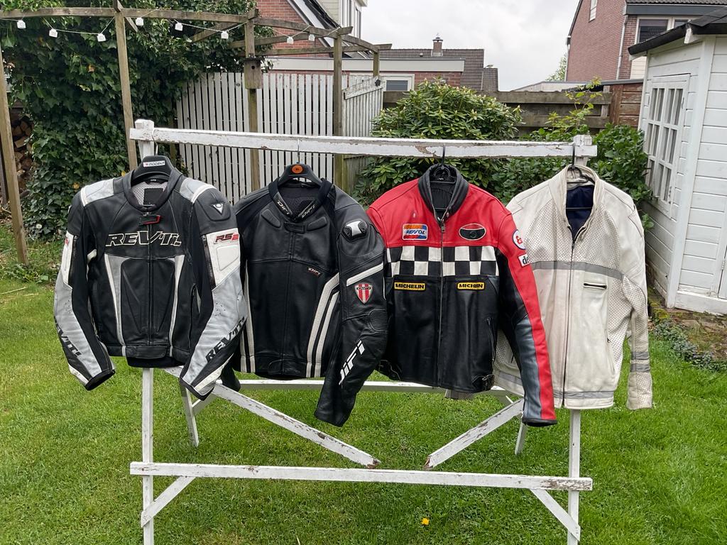 Grote old-skool Motorjassen, Ophalen of Verzenden, Tweedehands, Jas | textiel