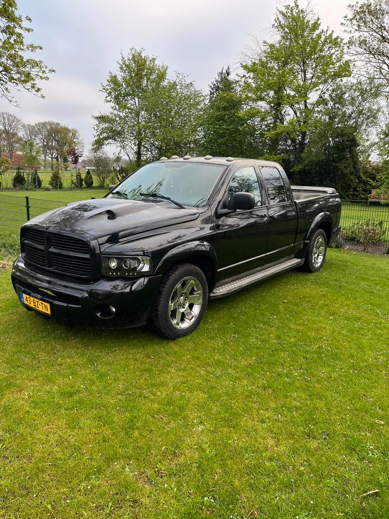Dodge ram 2003 Zwart 4,7l v8 pick up, 238 pk, 450 kg, Zwart, 4701 cc