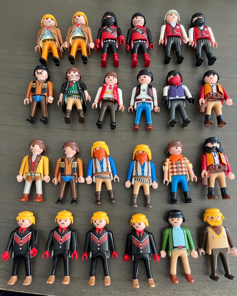 Playmobil losse poppetjes: Cowboys 24 stuks, Kinderen en Baby's, Speelgoed | Playmobil, Ophalen of Verzenden, Gebruikt