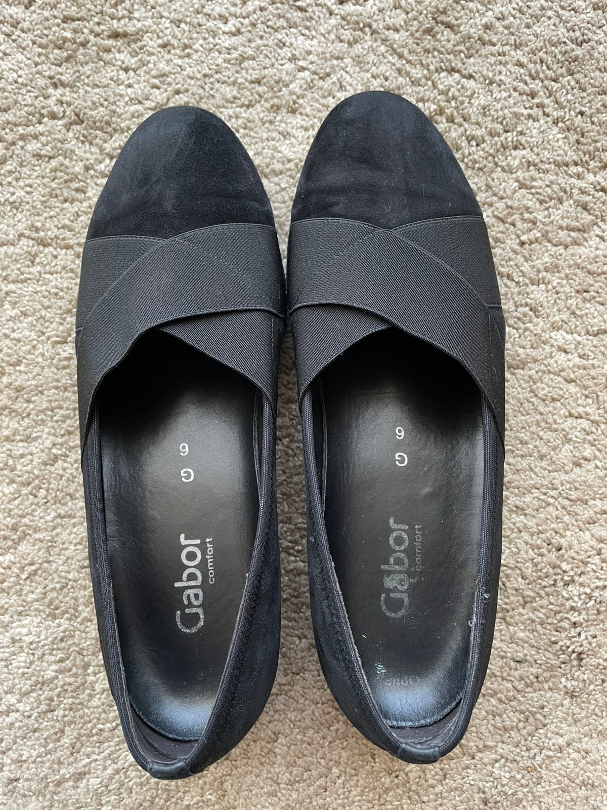 Gabor Schoenen 39., Kleding | Dames, Verzenden, Zwart, Ballerina's, Zo goed als nieuw