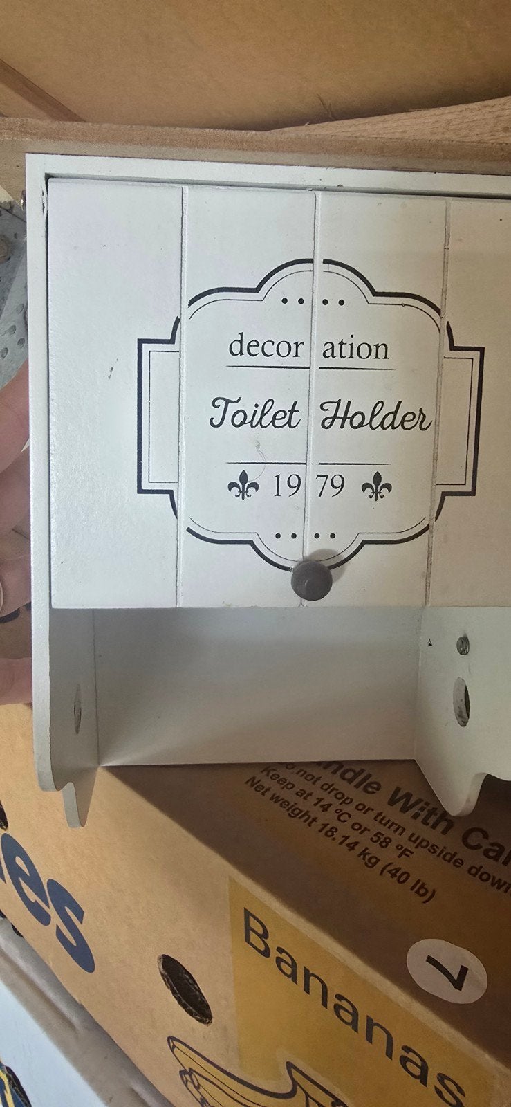 Wc rol houder, Ophalen, Toilet