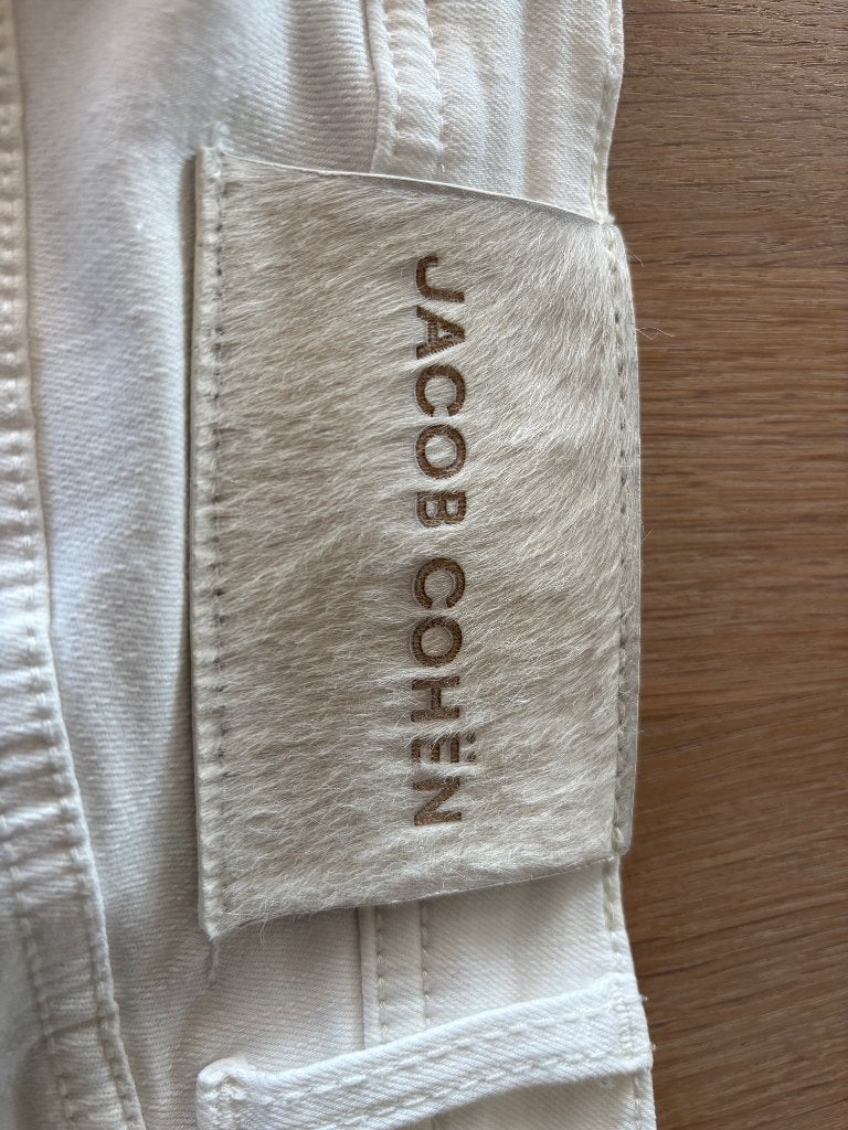 Jacob Cohen Broek, Ophalen, Maat 52/54 (L), Beige, Zo goed als nieuw