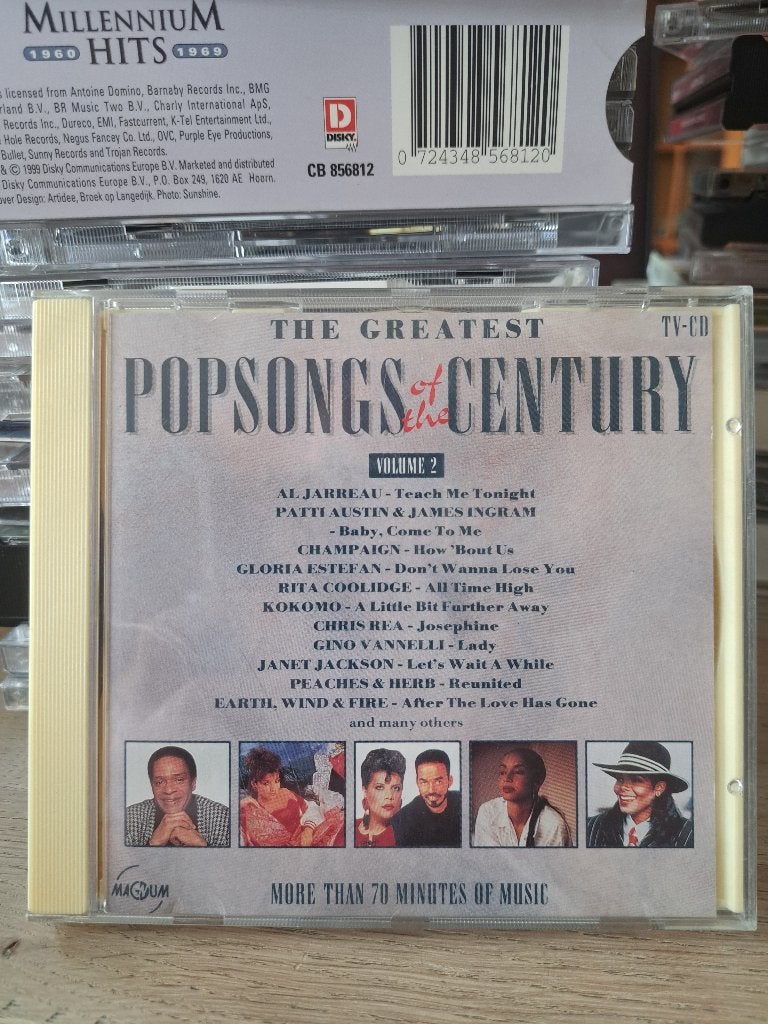 cd the greatest popsongs of the century (z243-62), Ophalen of Verzenden, Zo goed als nieuw, Pop