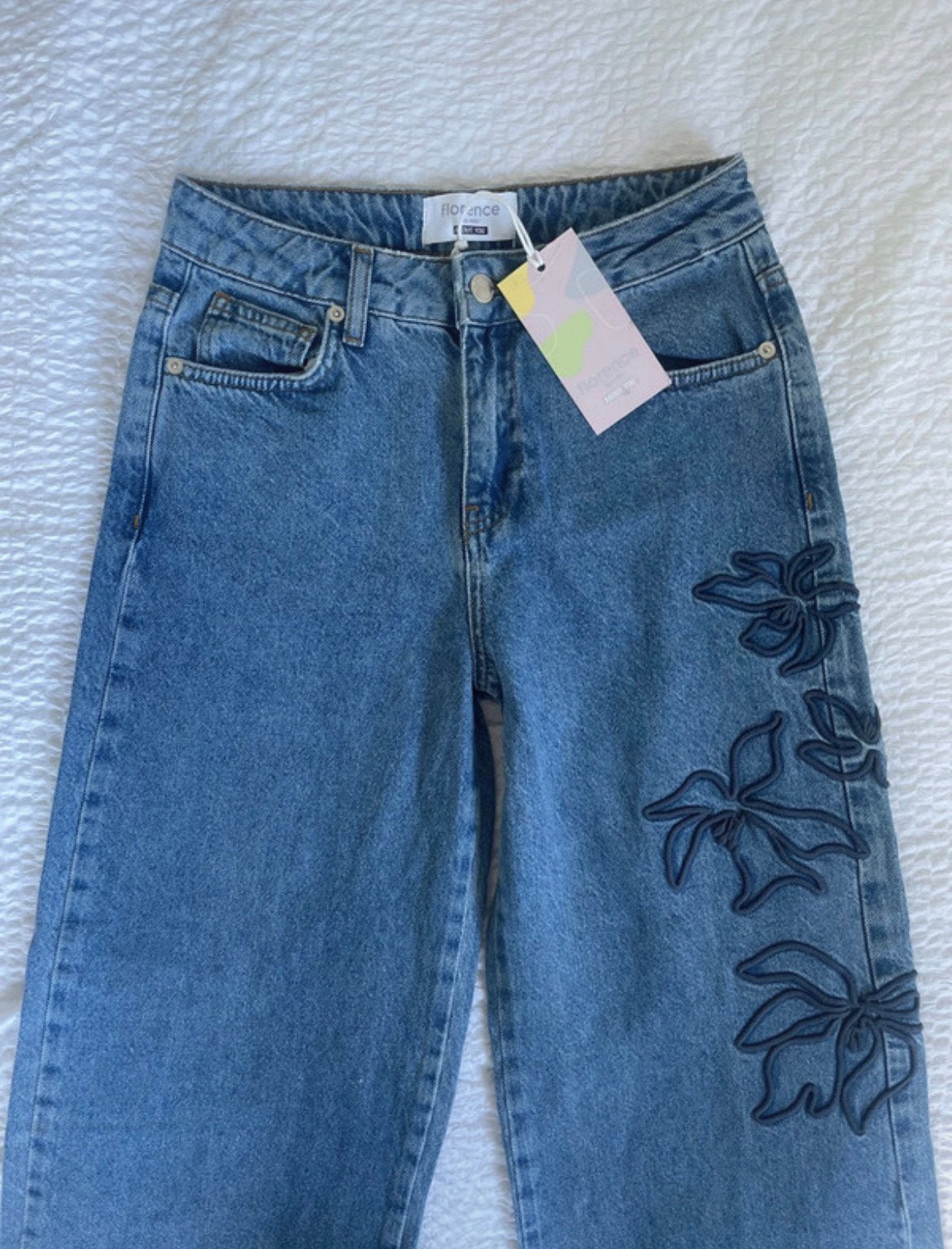 Limited edition Florence by Mills  about you jeans !!, Ophalen of Verzenden, Zo goed als nieuw, Blauw, W30 - W32 (confectie 38/40)