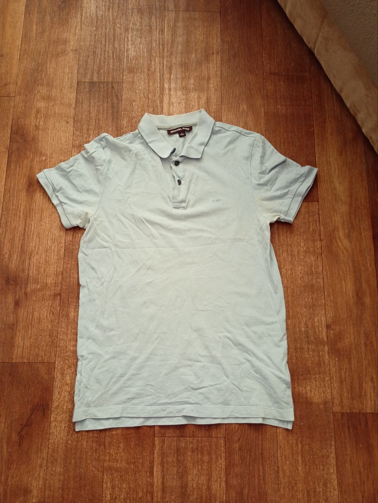 Orginele Michael kors poloshirt, maat M , 2x aangehad, Ophalen of Verzenden, Zo goed als nieuw, Zwart, Korte mouw