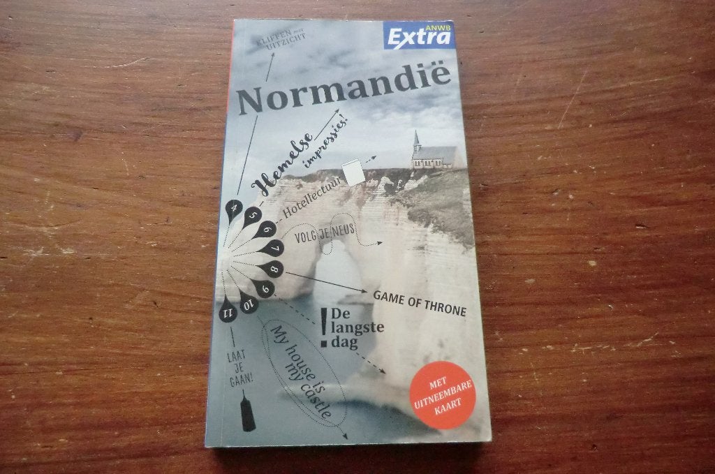reisgids - Normandië - anwb extra (2018) / Rouen, Honfleur, Boeken, Europa, Ophalen of Verzenden, Zo goed als nieuw, Reisgids of -boek