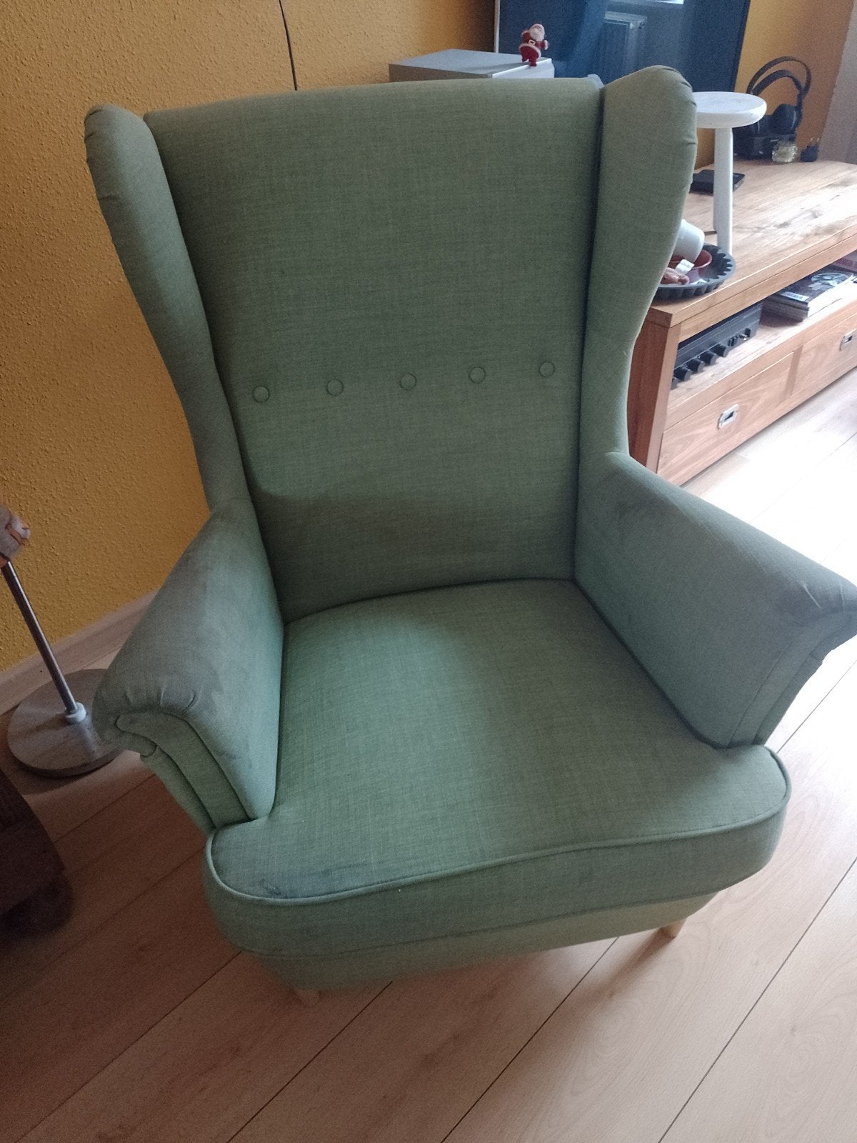 Ikea  Strandmon fauteuil gratis, Ophalen, Gebruikt, 75 tot 100 cm, 50 tot 75 cm