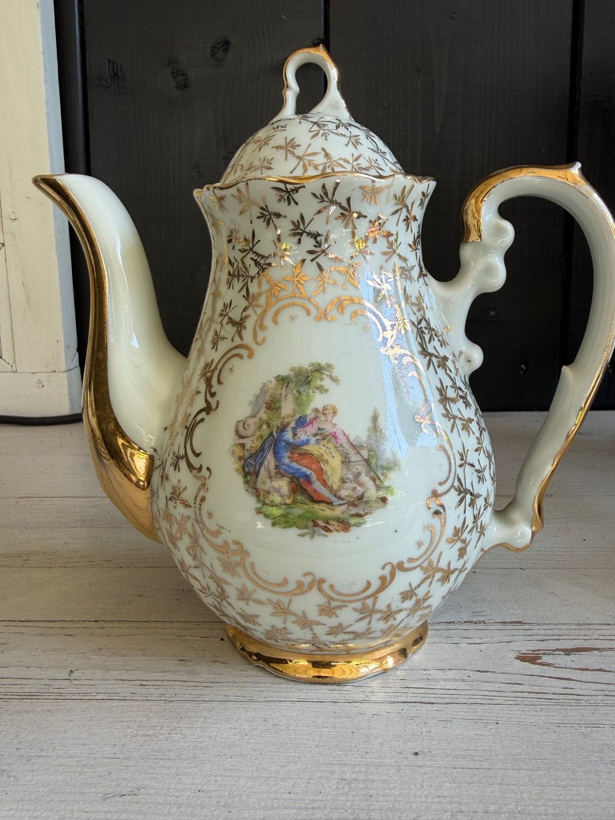 Vintage Royal ADP France Porseleinen Koffie/Theeservies, Ophalen of Verzenden