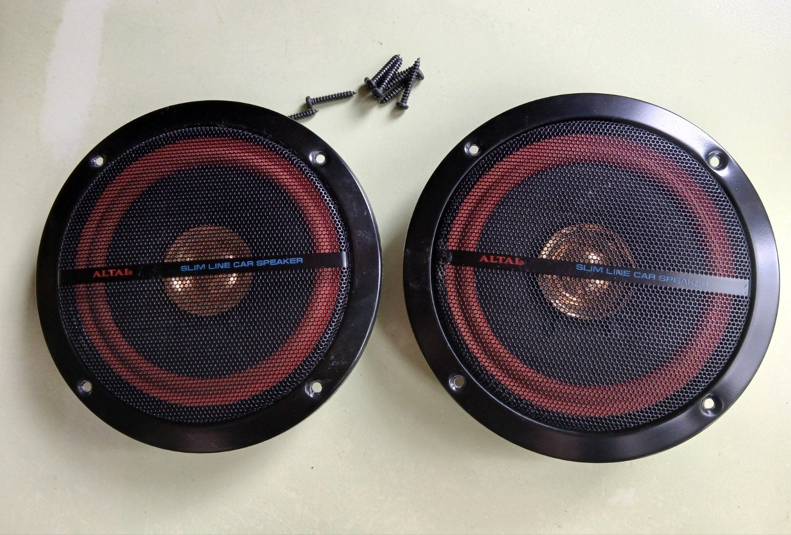 Altai TX 650L Slim Line Car Speakers (set van 2), Ophalen of Verzenden, Gebruikt