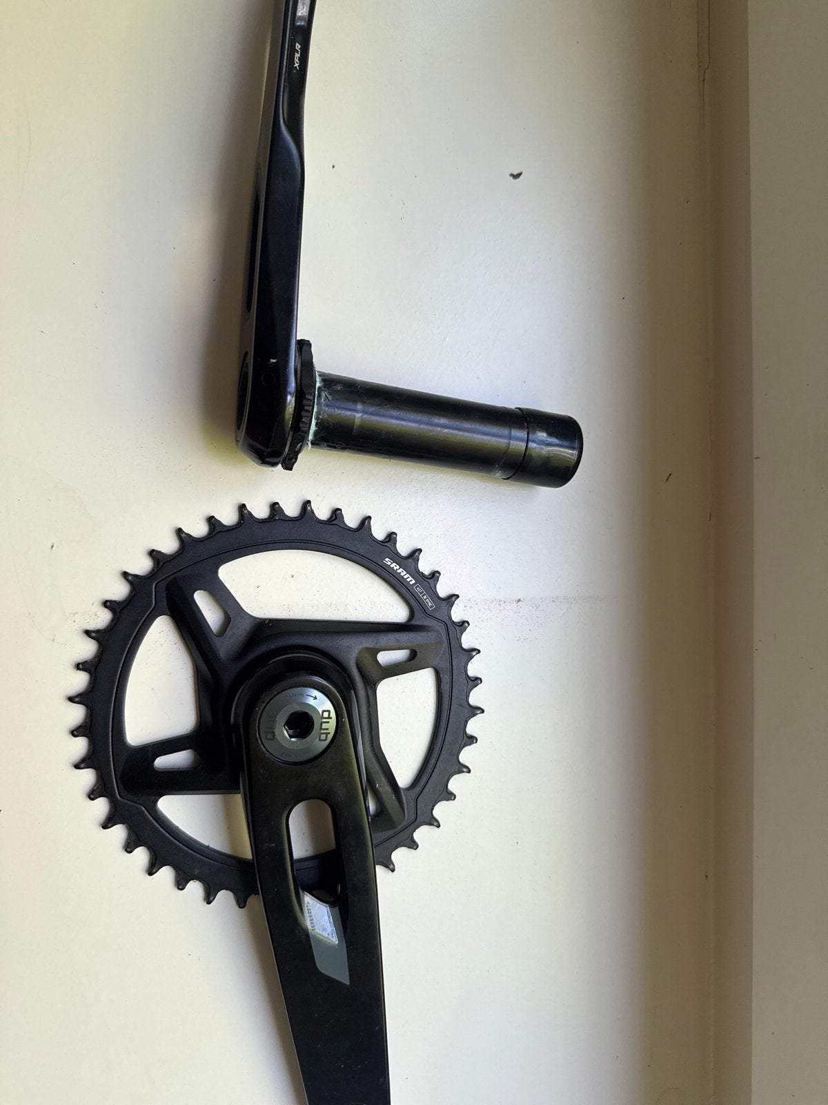 SRAM rival xplr crankstel, Gebruikt, Aluminium, Mountainbike, Ophalen