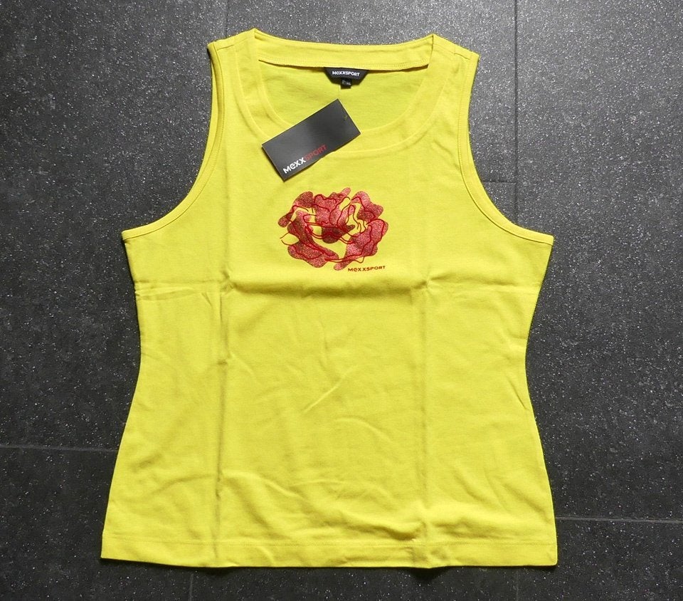 Mexx sport shirt hemd singlet geel maat XL - NIEUW!, Maat 38/40 (M), Mexx, Geel, Nieuw