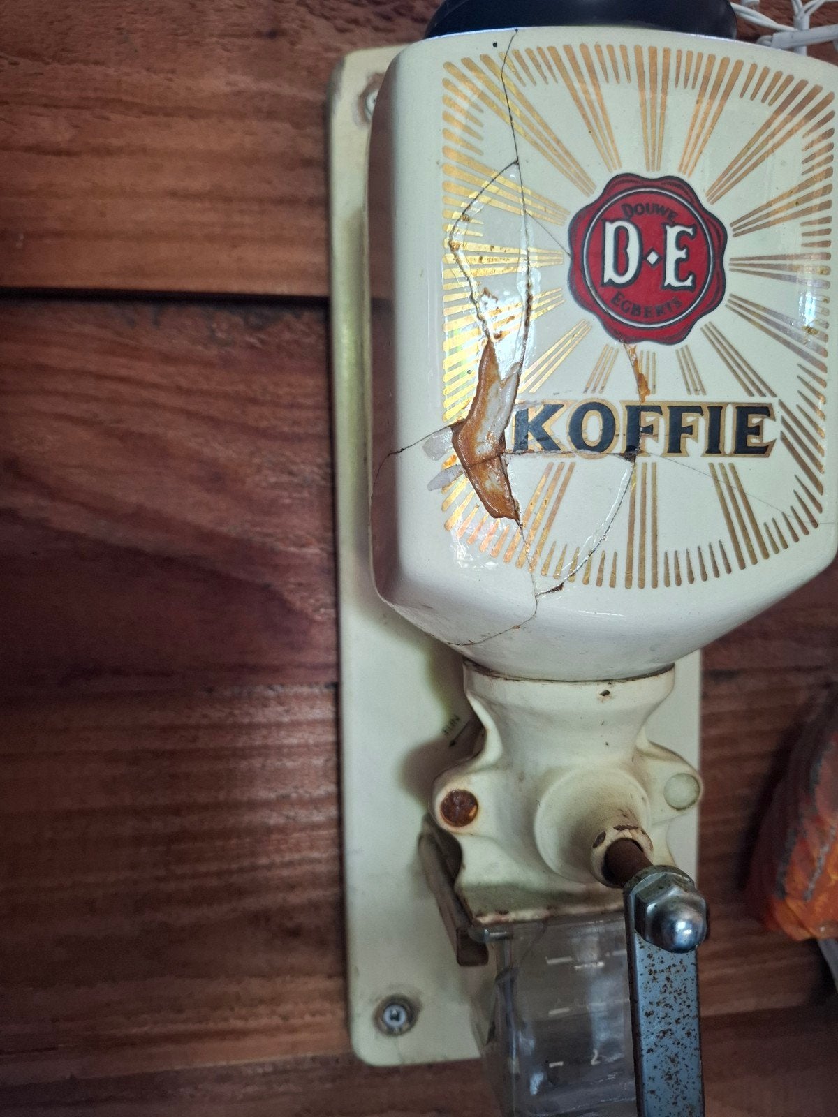 Antieke Douwe Egberts wandkoffiemolen, Ophalen of Verzenden