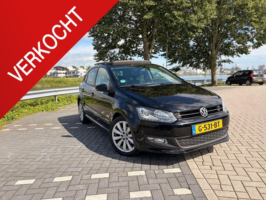 Volkswagen Polo 1.2 TSI Highline Dsg/Pano/Cruise/, Euro 5, 4 cilinders, Zwart, 19 km/l