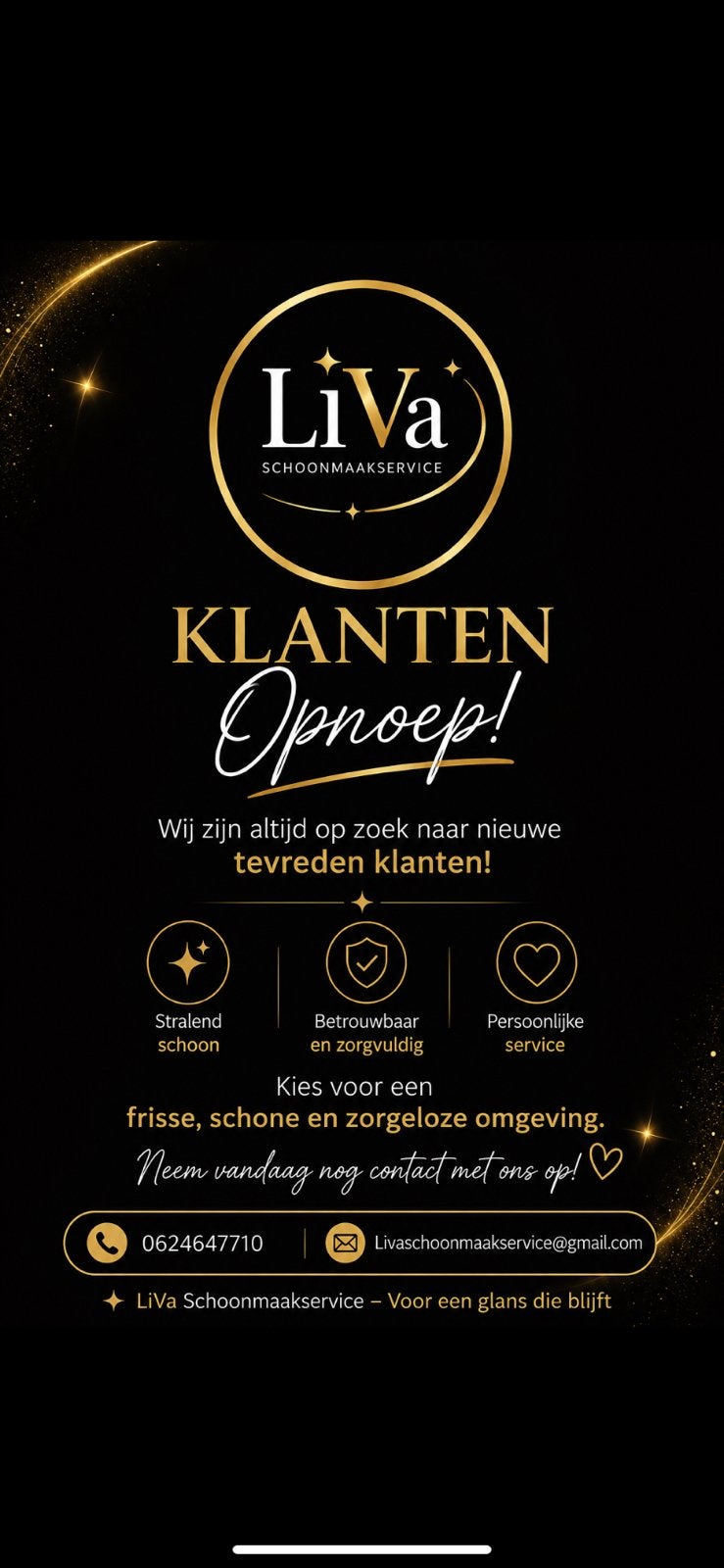 Betrouwbare ZZP Schoonmaakhulp Aangeboden, Eén persoon, Cadeaubon