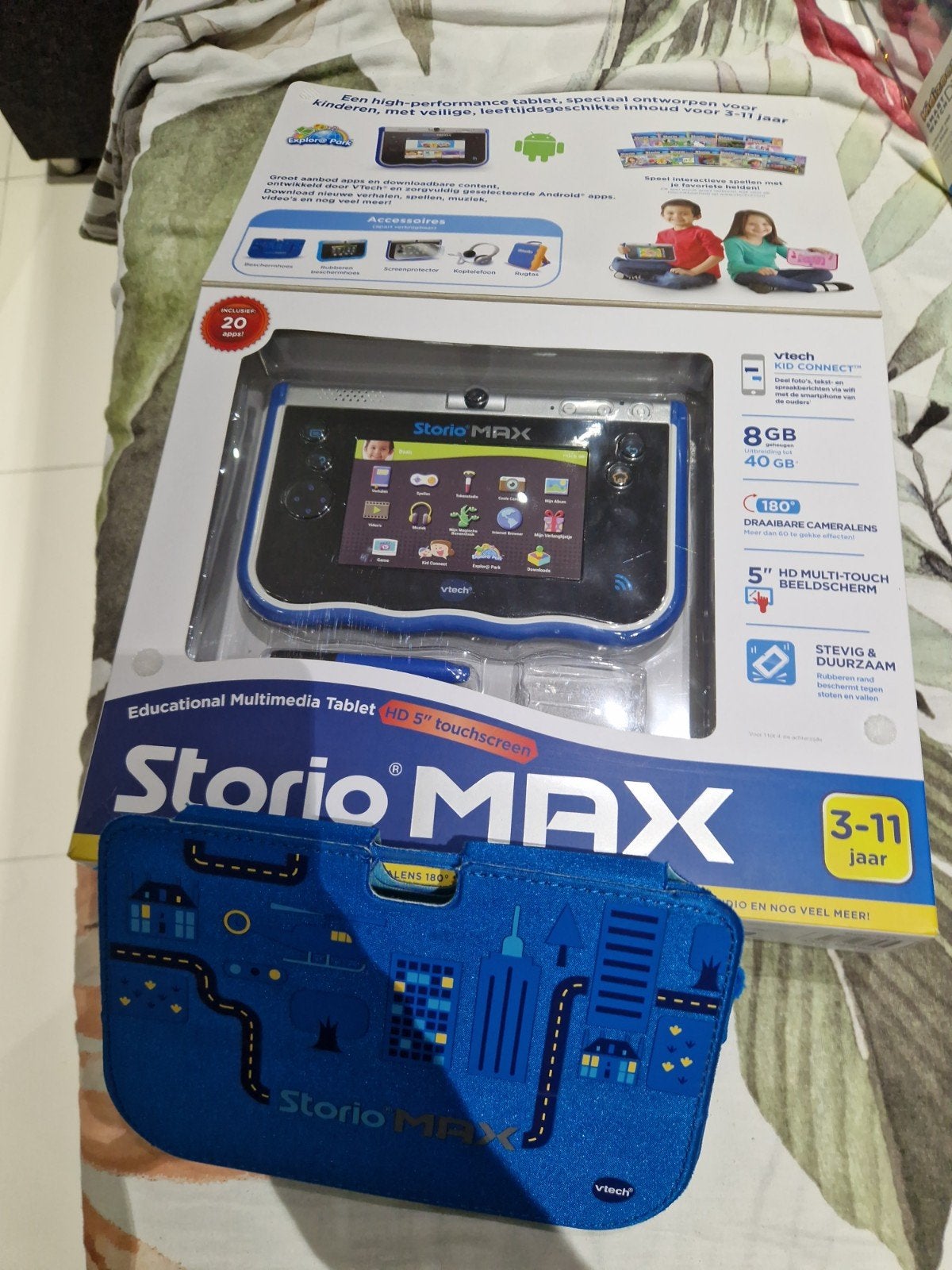 VTech Storio MAX Educatieve Multimedia Tablet Eur 50,-, VTech, Ophalen of Verzenden, Zo goed als nieuw, 7 inch of minder