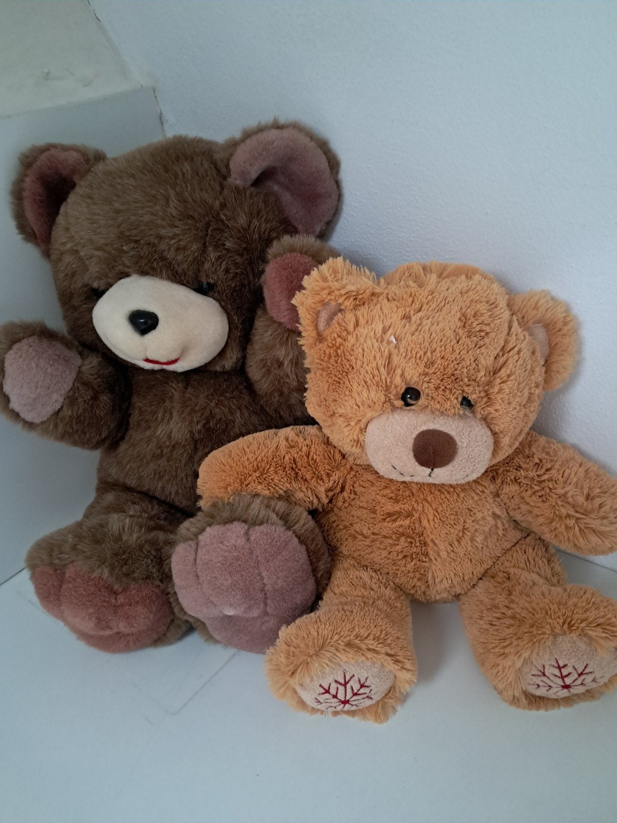 2 nieuwe knuffelberen - 50 cm en 40 cm, Beer, Nieuw, Ophalen of Verzenden, Middelgroot (20 tot 80 cm)