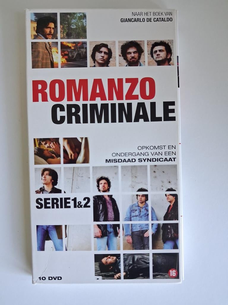 Romanzo Criminale Serie 1 & 2 - 10 DVD Boxset, Cd's en Dvd's, Boxset, Actiethriller, Ophalen of Verzenden, Zo goed als nieuw