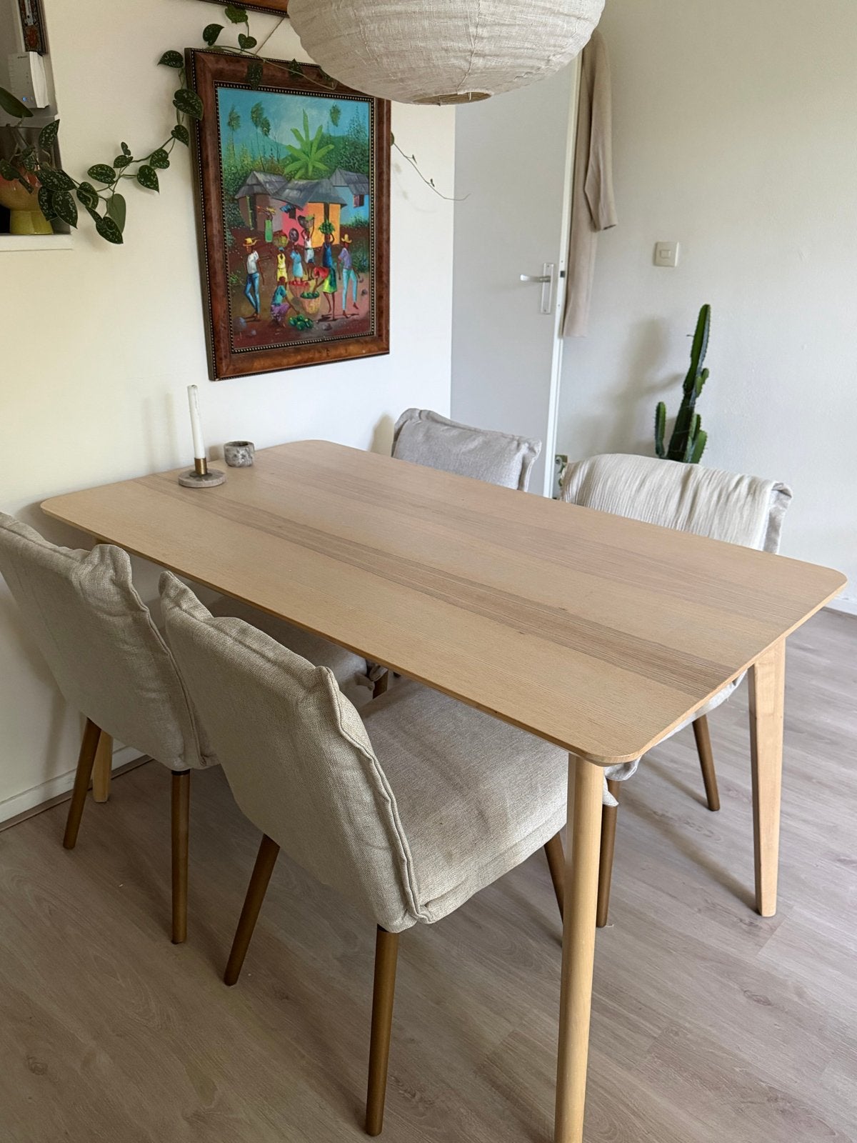 IKEA Lisabo eettafel, Huis en Inrichting, Ophalen, 100 tot 150 cm, 50 tot 100 cm, Zo goed als nieuw
