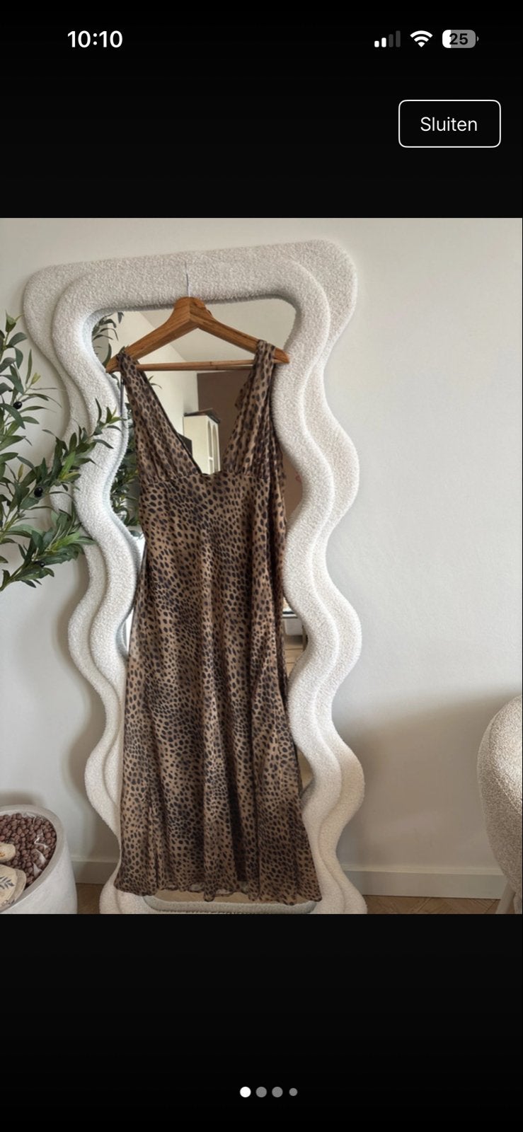 Prachtige ZARA panterjurk XL - Nieuw met prijskaartje, Kleding | Dames, Bruin, Maat 46/48 (XL) of groter, Nieuw, Ophalen of Verzenden