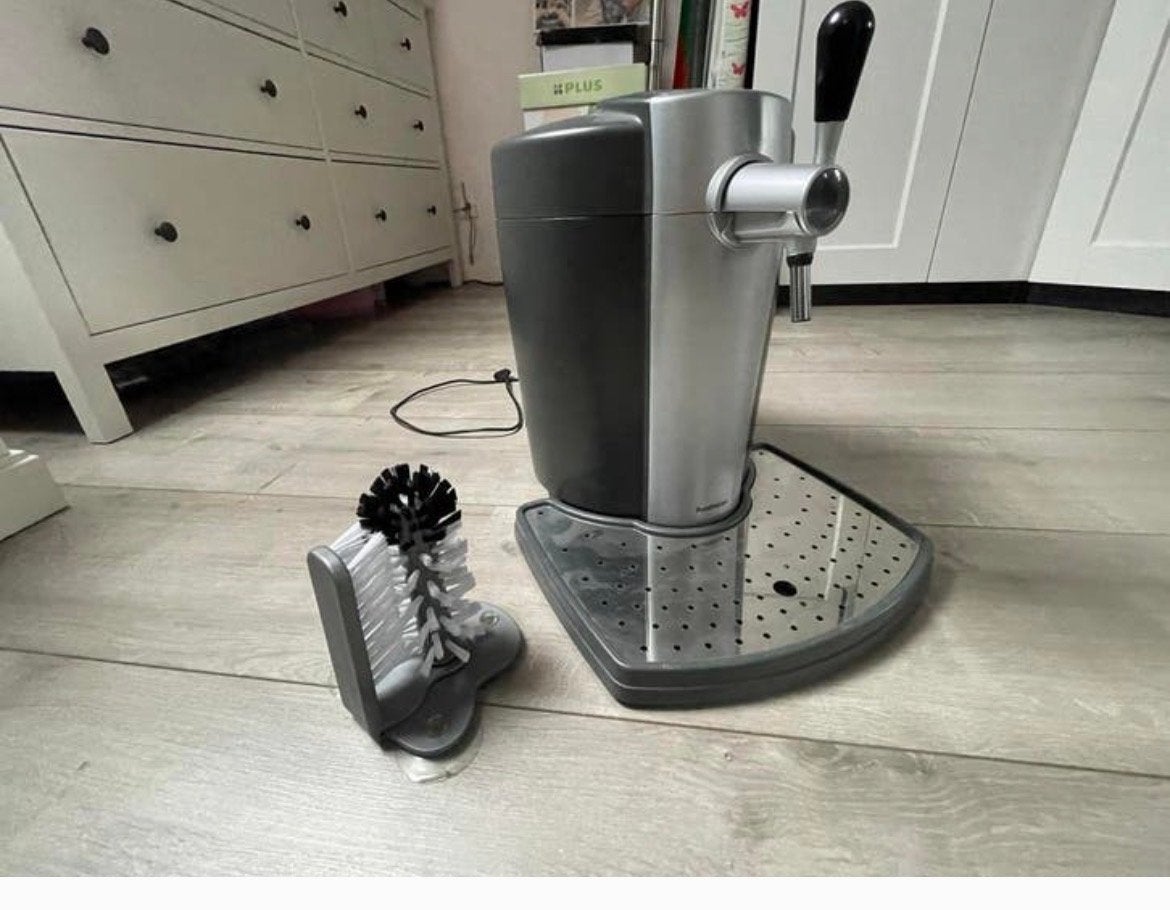 Krups Beertender thuistap met glasborstel, Ophalen of Verzenden, Gebruikt