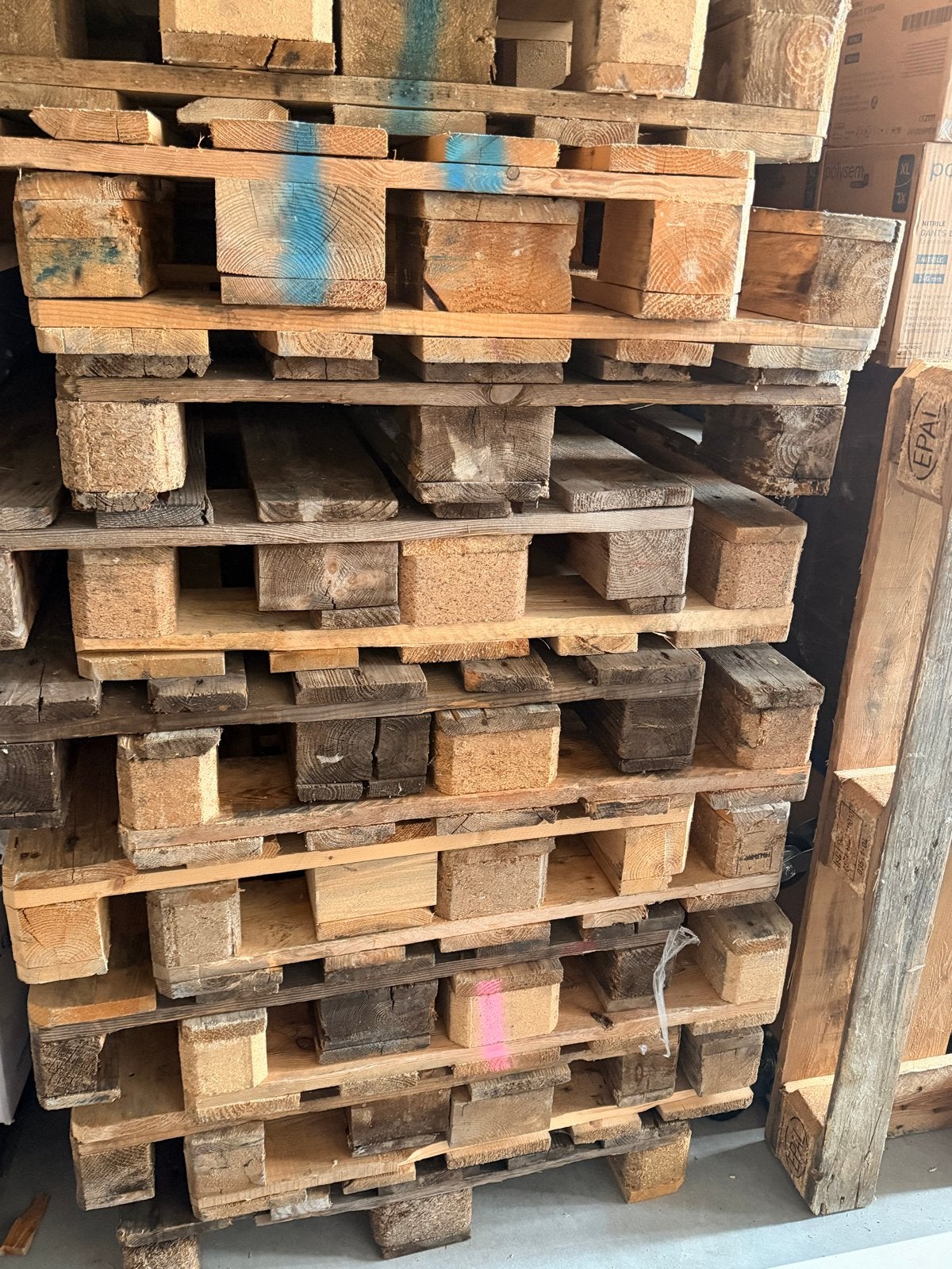 25 euro pallets, Ophalen, Gebruikt, 100 cm of meer, 60 cm of meer