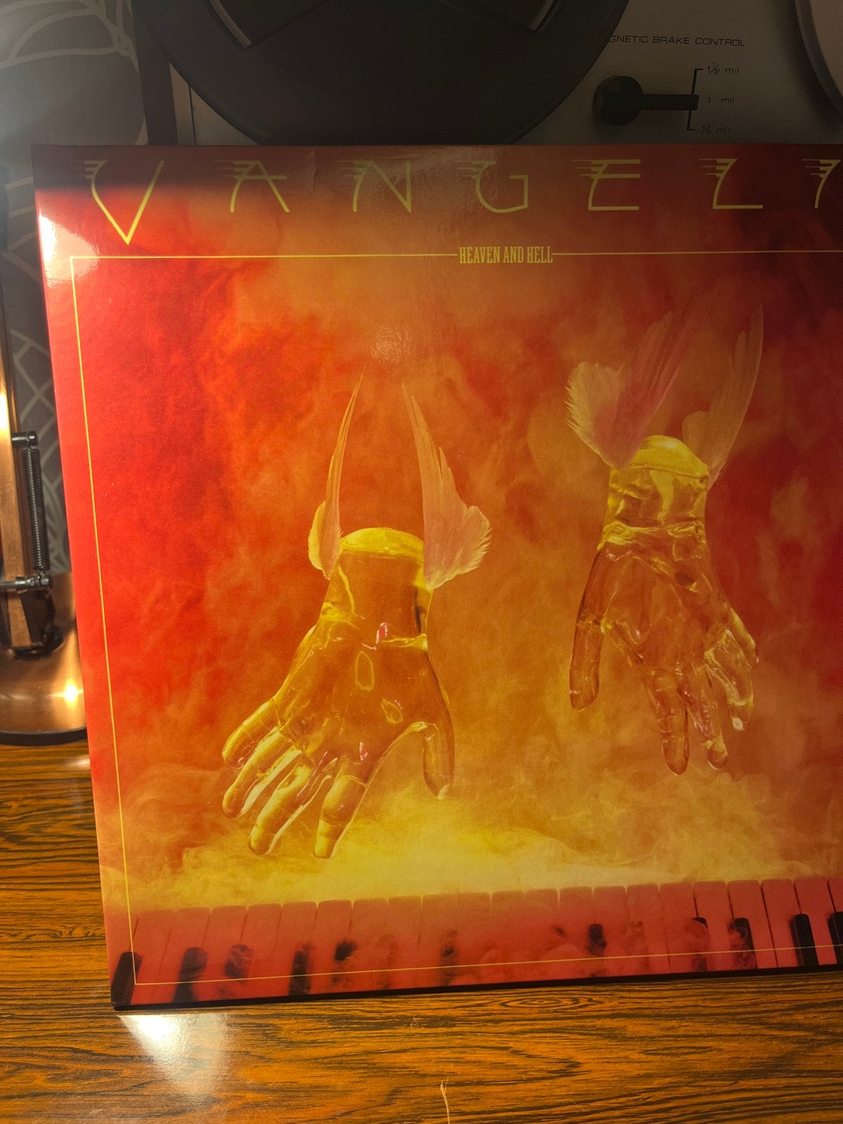 Vangelis - Heaven and Hell LP (1975), Cd's en Dvd's, Ophalen, LP, Gebruikt, Elektronisch