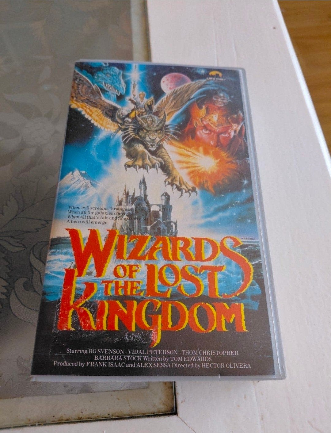 Wizards of the Lost Kingdom (1985) Zeldzame Nederlandse VHS, Vanaf 16 jaar, Ophalen of Verzenden, Gebruikt, Science Fiction en Fantasy