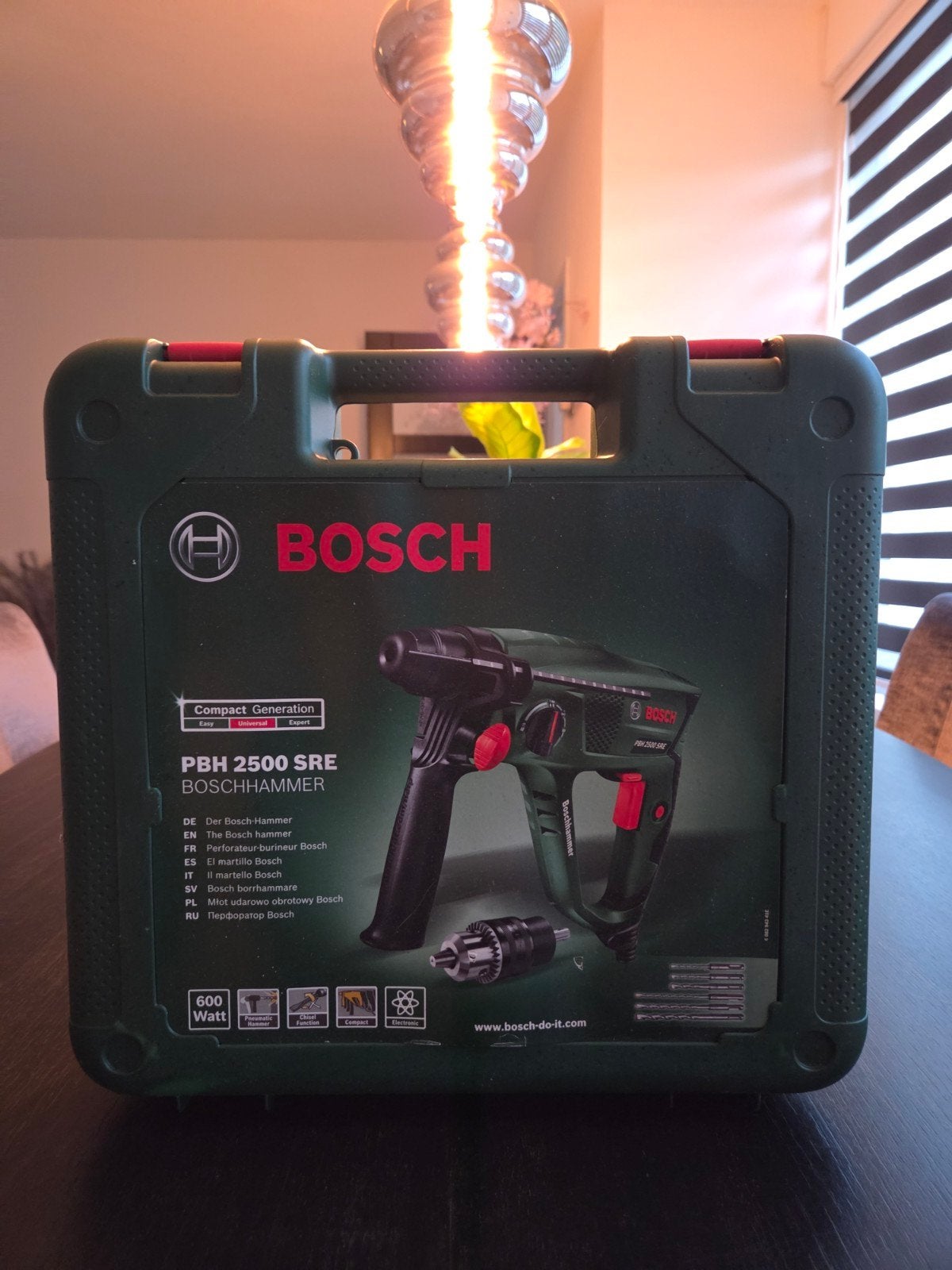 Bosch klapboormachine, Ophalen of Verzenden, Zo goed als nieuw, 600 watt of meer, Boormachine