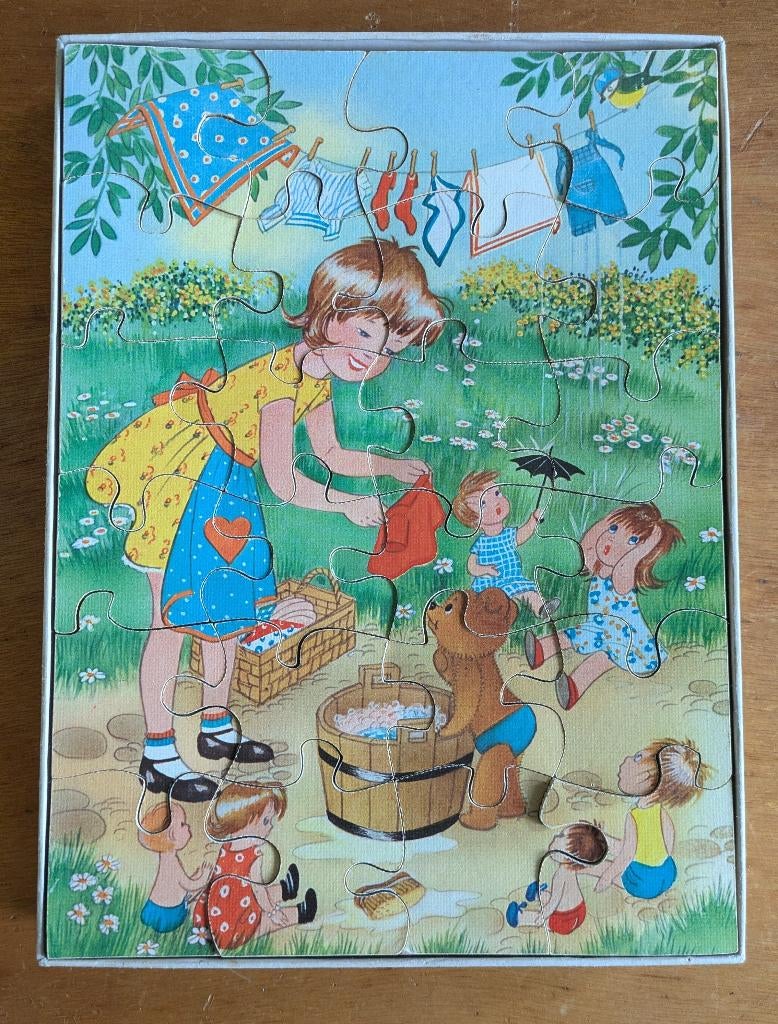 vintage kinder legpuzzel, Antiek en Kunst, Ophalen of Verzenden