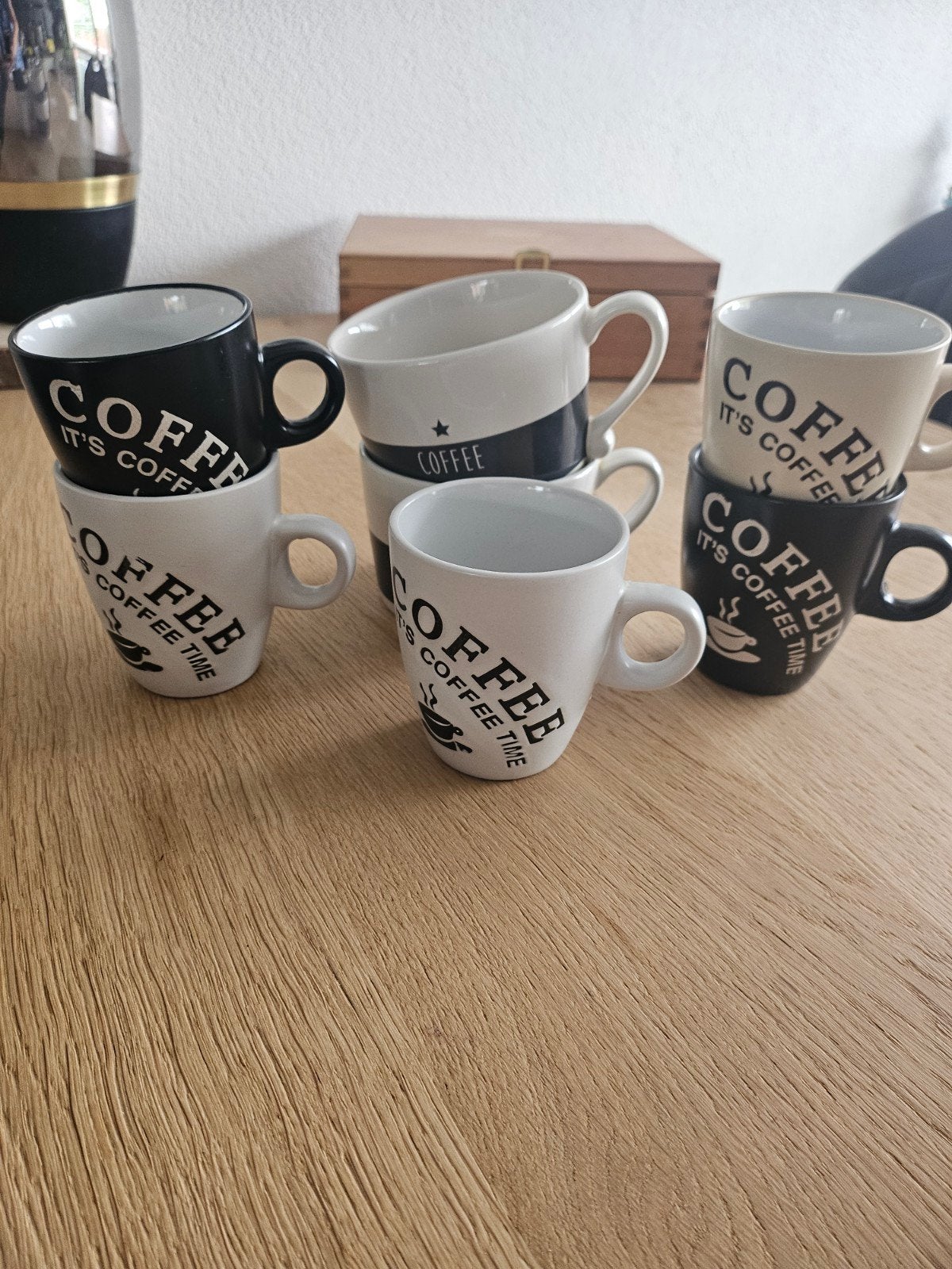 Bekers, schotels, glazen, Huis en Inrichting, Keuken | Servies, Ophalen, Glas, Overige stijlen, Kop(pen) en/of Schotel(s)