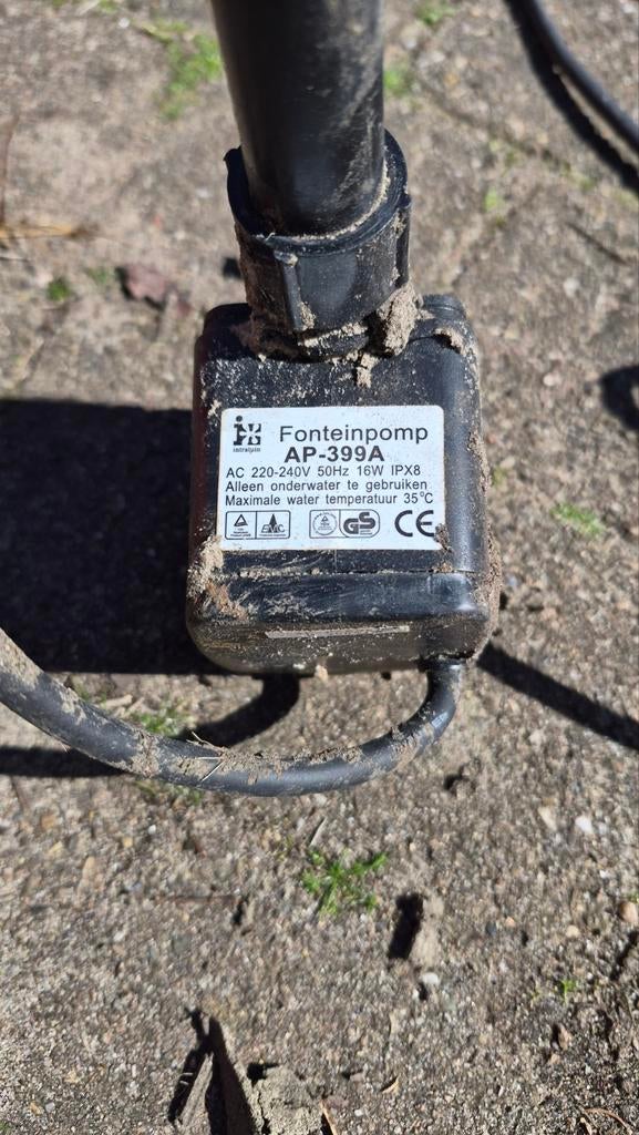 Intratuin Fonteinpomp IP-399, Tuin en Terras, Ophalen