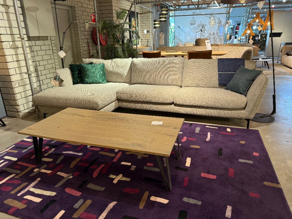 Stella bank 3 zits arm Links + chaise longue SITS, 250 tot 300 cm, Nieuw, 75 tot 100 cm, Ophalen of Verzenden