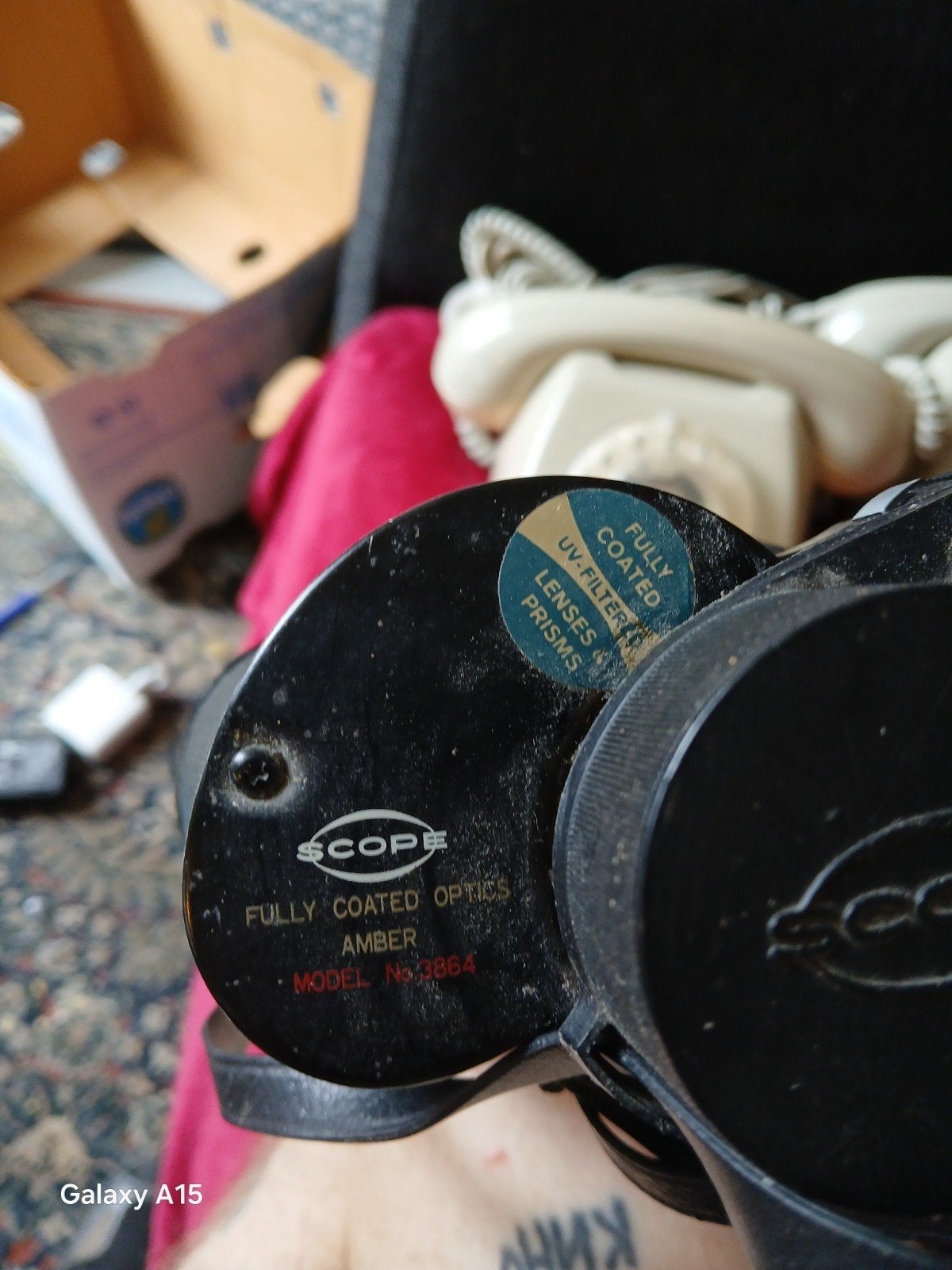 Vintage Scope 7x50 Verrekijker - Super Wide Angle, Ophalen of Verzenden, Gebruikt, Minder dan 8x, Porro (met knik)