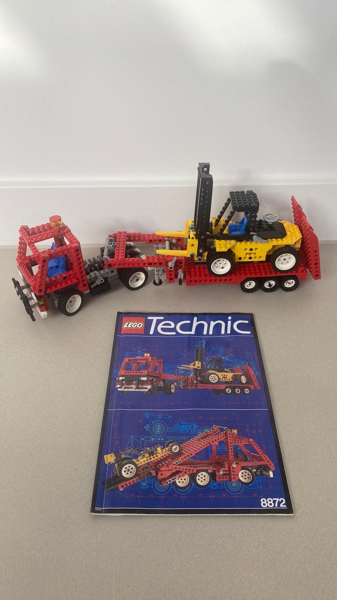 Lego 8872 Technic Truck Heftruck, Ophalen of Verzenden, Zo goed als nieuw