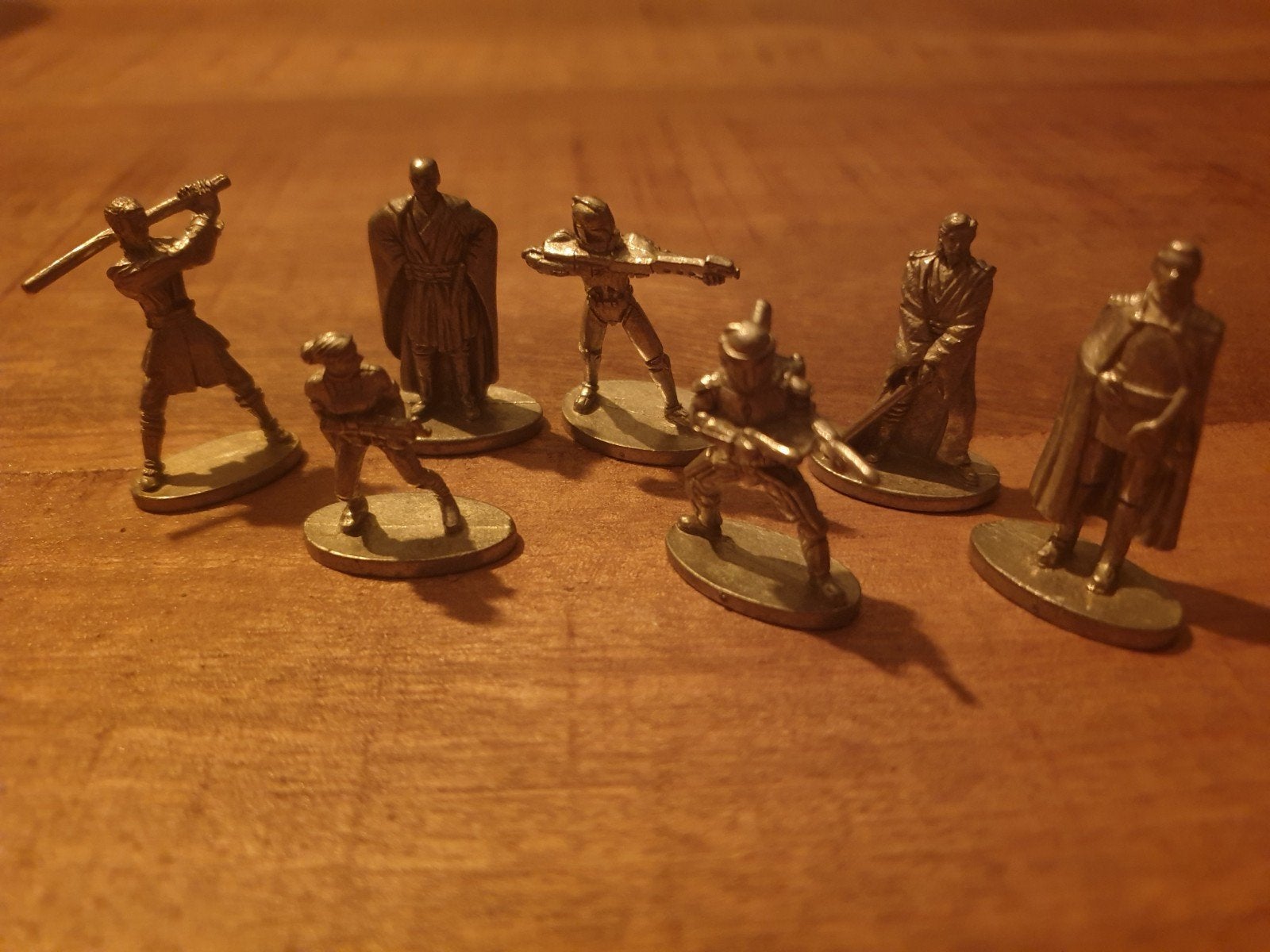 8 star wars monopoly figuurtjes., Ophalen of Verzenden, Zo goed als nieuw