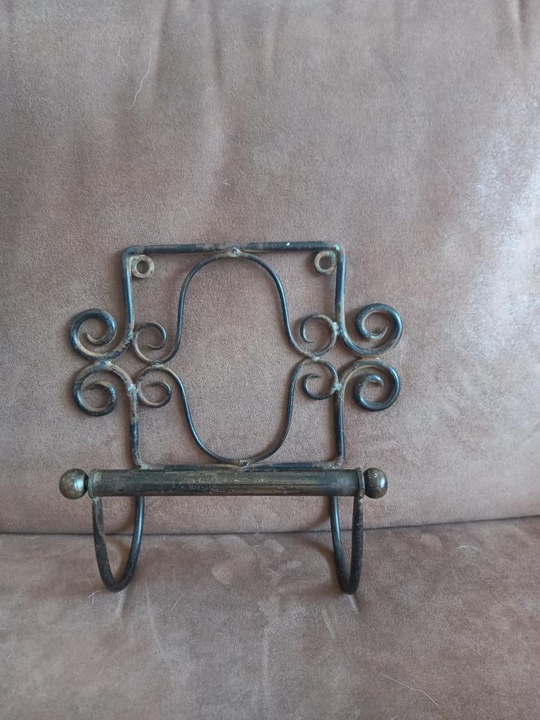 Brocante toiletrolhouder, Ophalen of Verzenden