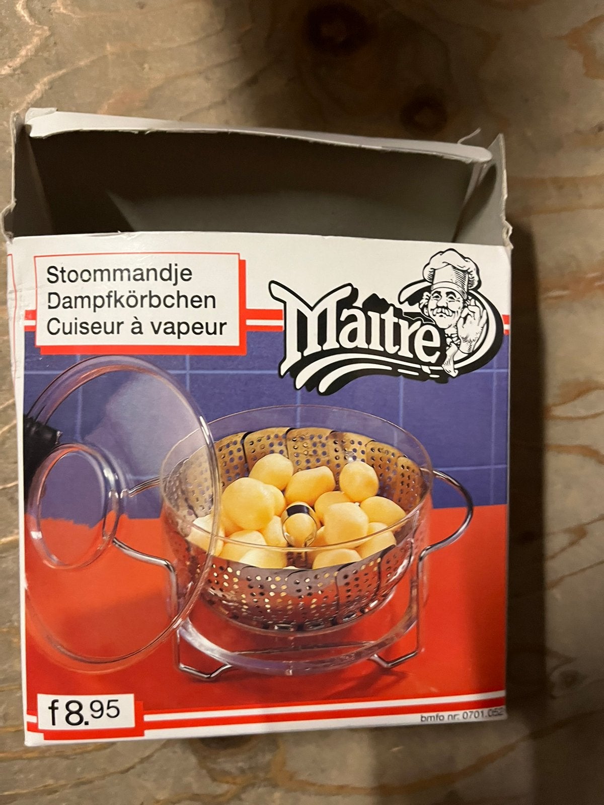 Stoommandje, Ophalen, Metaal, Grijs, Overige merken