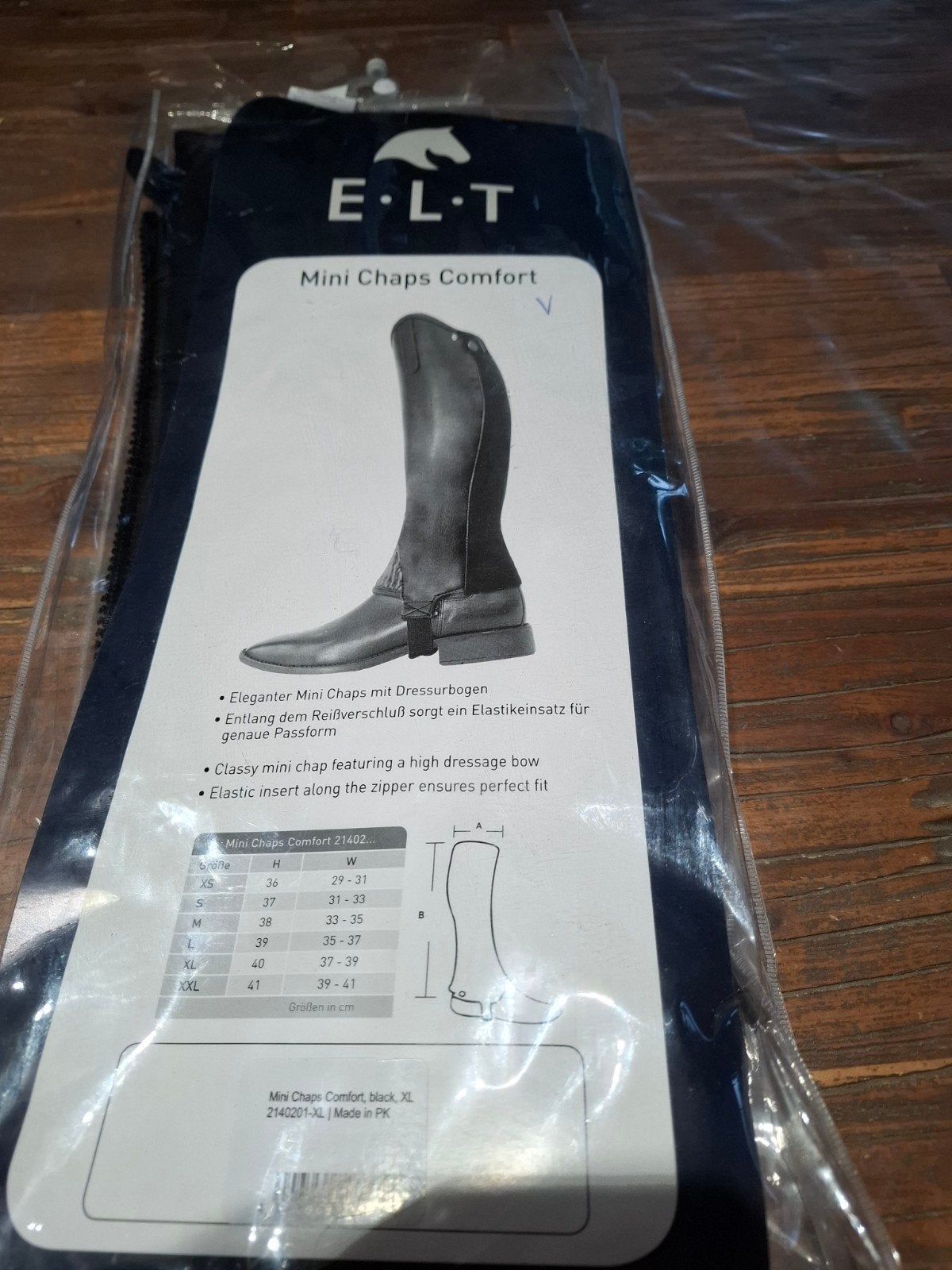 nieuwe paardrijchaps, maat xl, Ophalen of Verzenden, Nieuw, Veelzijdigheid