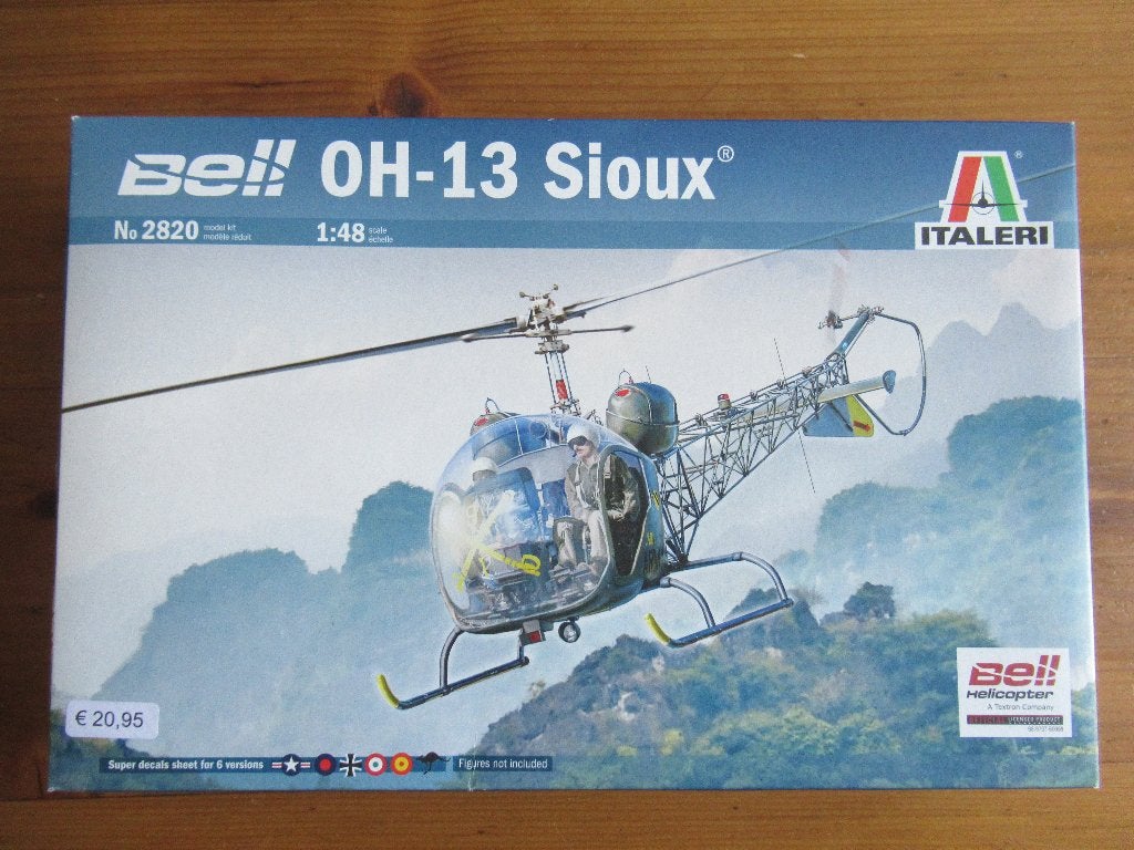 Bell OH-13 Sioux (Italeri 1/48), Italeri, Helikopter, Nieuw, Ophalen of Verzenden