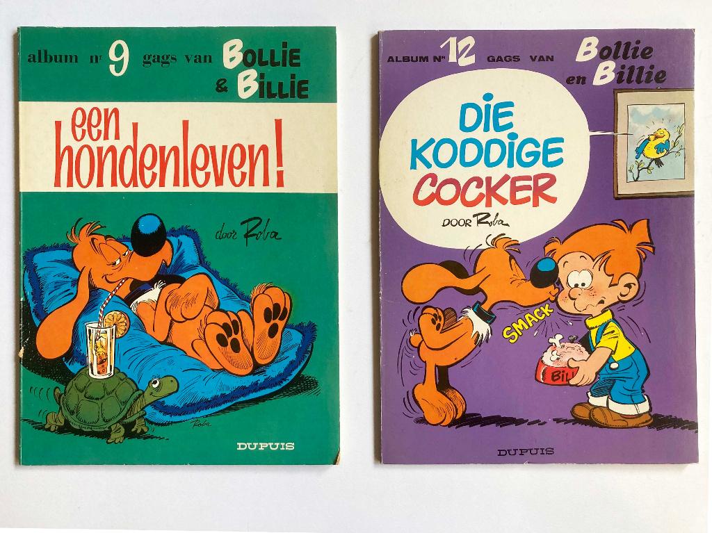 2x Bollie en Billie : (9) Hondenleven & (12) Koddige Cocker, Boeken, Gelezen, Ophalen of Verzenden, Roba, Meerdere stripboeken