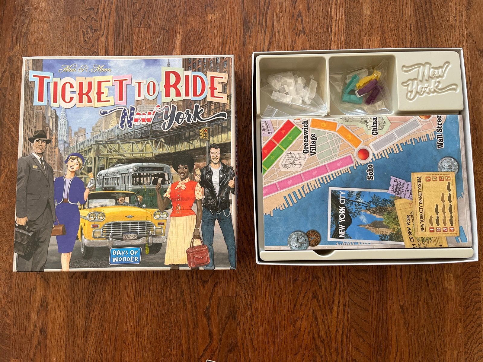 Ticket to Ride New York - Zo goed als nieuw, Hobby en Vrije tijd, Gezelschapsspellen | Bordspellen, Ophalen, Zo goed als nieuw