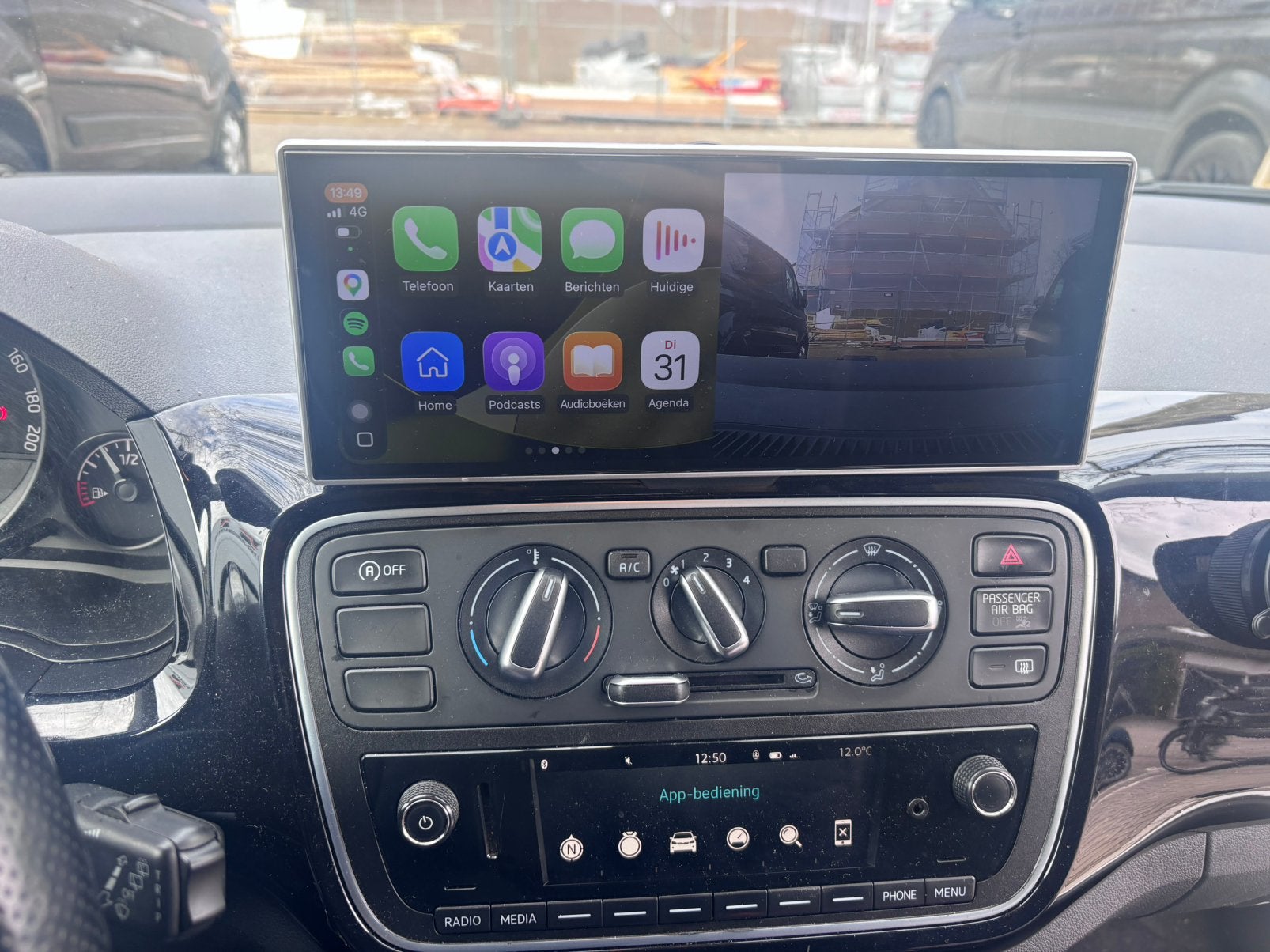 Carplay Android Auto scherm vw up! Skoda Citigo en Seat Mii, Ophalen of Verzenden, Zo goed als nieuw
