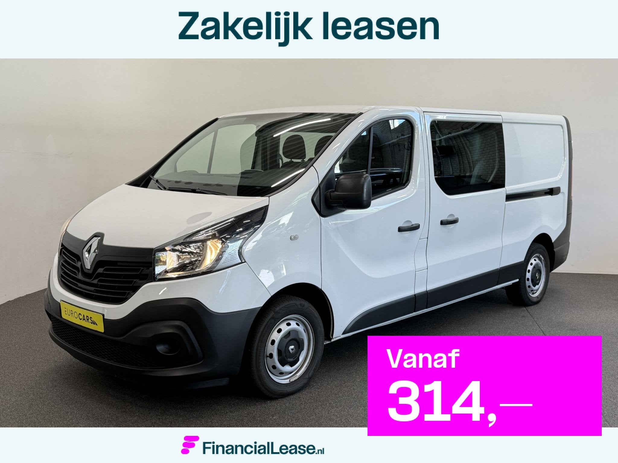 Renault Trafic 1.6 dCi T29 L2H1 Dubbele Cabine Comfort Energ, Voorwielaandrijving, Gebruikt, Euro 6, Renault