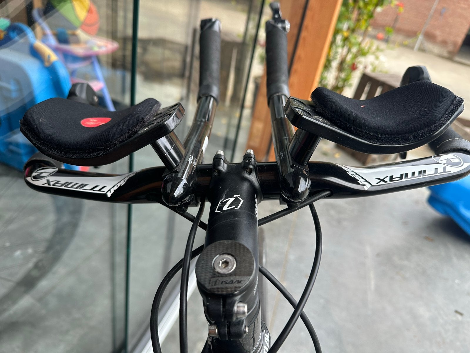 Isaac Photon triathlon/tijdrit fiets - Zo goed als nieuw, 28 inch, Carbon, Velgrem, 49 tot 53 cm