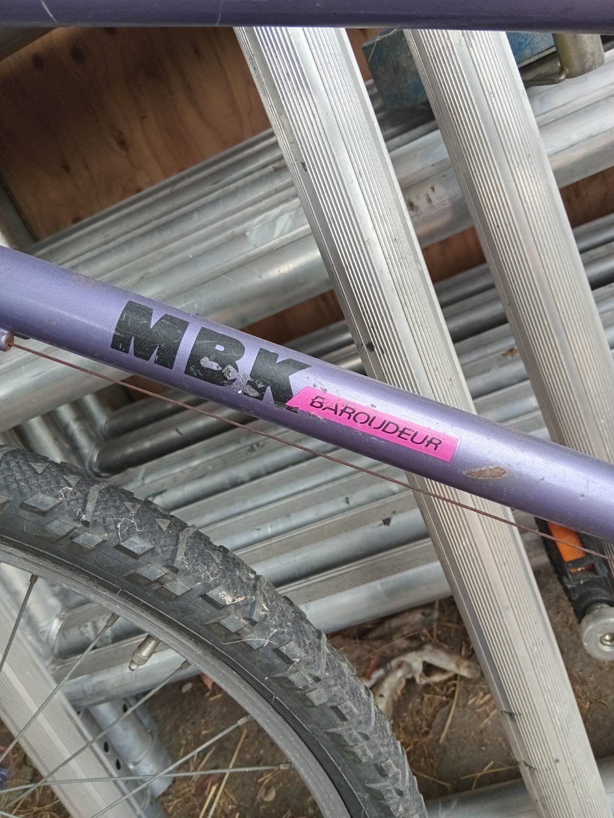 MBK Baroudeur Damesfiets - Paars, Gebruikt, Minder dan 10 versnellingen, Velgrem, Overige maten, Ophalen