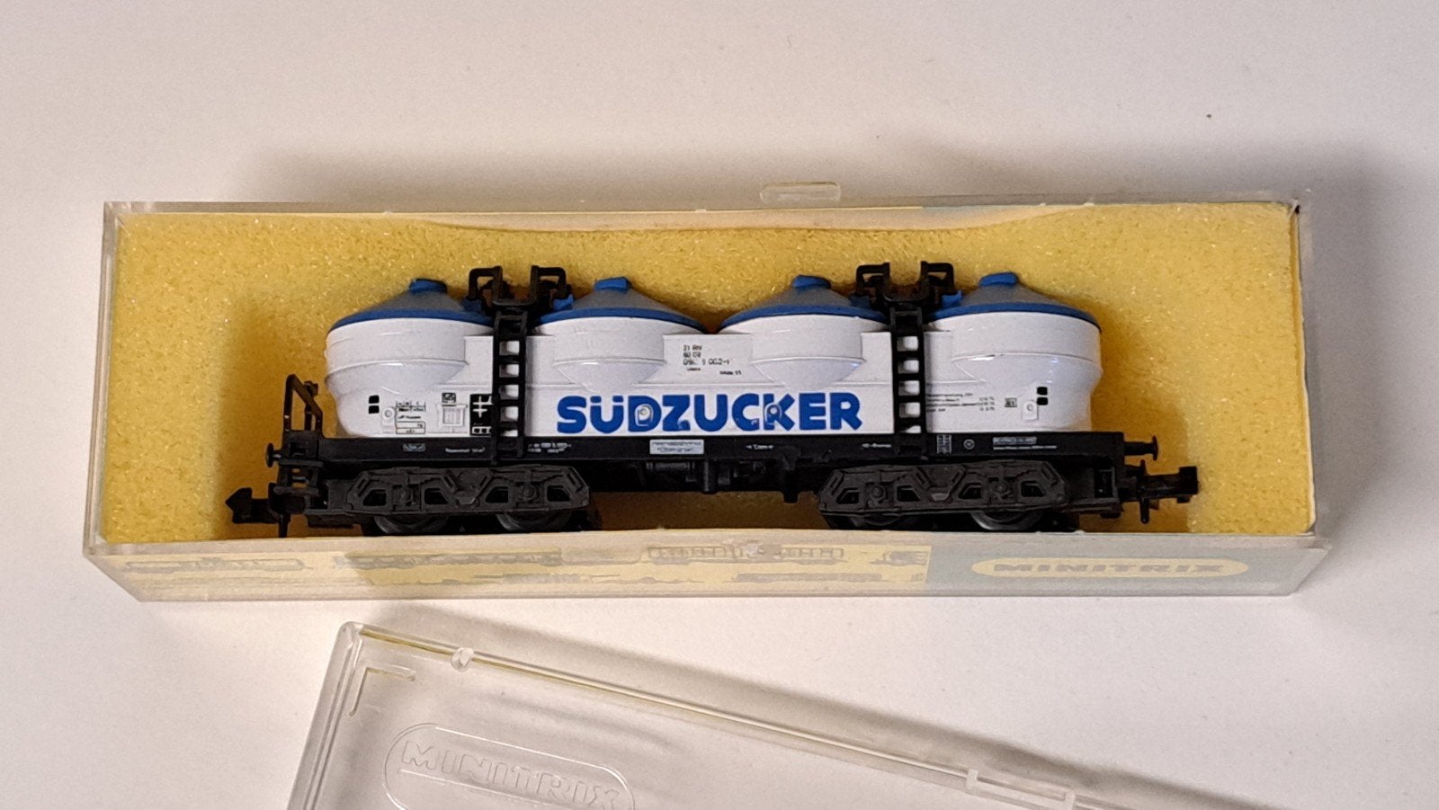 Minitrix silowagen Südzucker, art. 3518, Gelijkstroom, Trix, Wagon, Ophalen of Verzenden