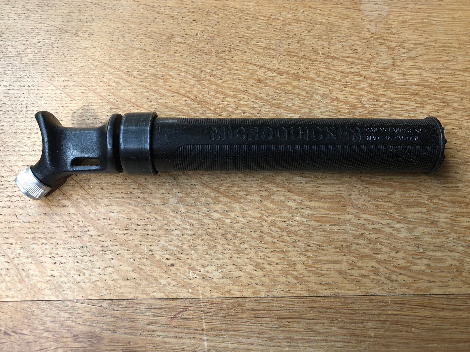 Oud compact Simson fietspompje, type MICROQUICKER, Fietsen en Brommers, Ophalen of Verzenden, Gebruikt