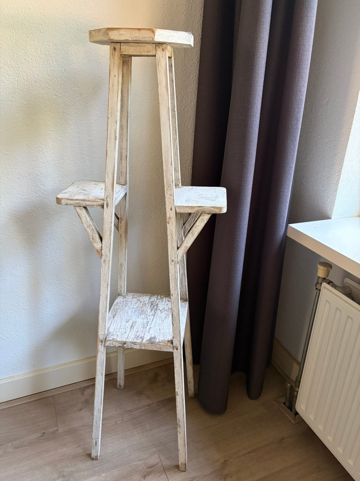Brocante vintage plantentafel, Ophalen, Zo goed als nieuw